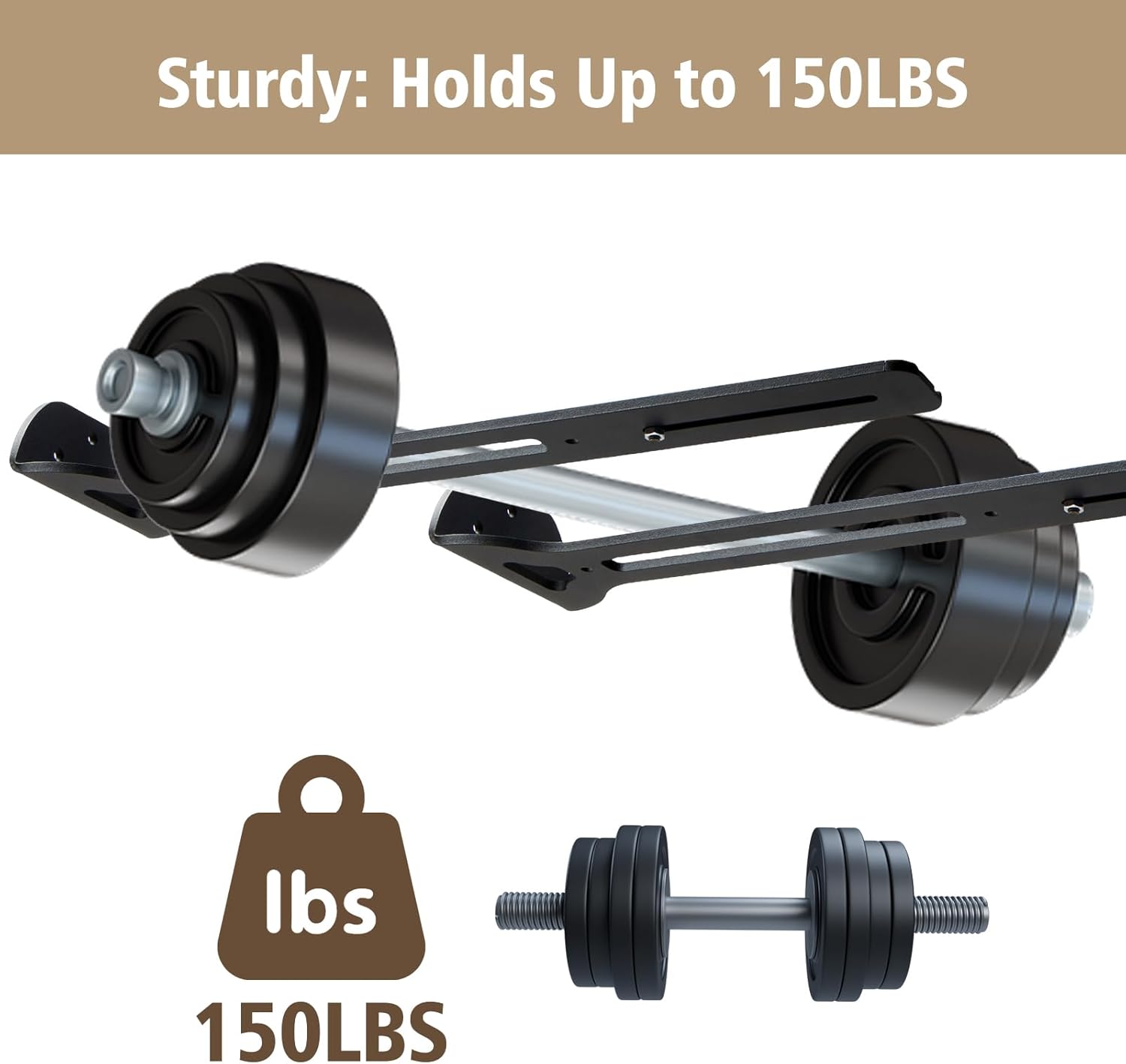 KHAMAL Adjustable Floating Shelf Brackets 16 to 19.7 Inch - 2 Pack Heavy Duty L Brackets for Shelves, Industrial Metal Brackets for Home, Office, DIY