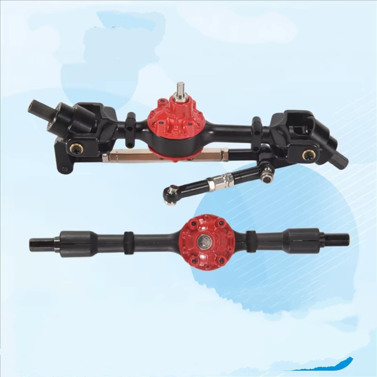 Compatibile Con WPL C14 C24 C34 C44 B14 B24 1/16 Auto Telecomandata Aggiornamenti Parti Accessori Di Ricambio Assale Anteriore Posteriore In Metallo Accessori