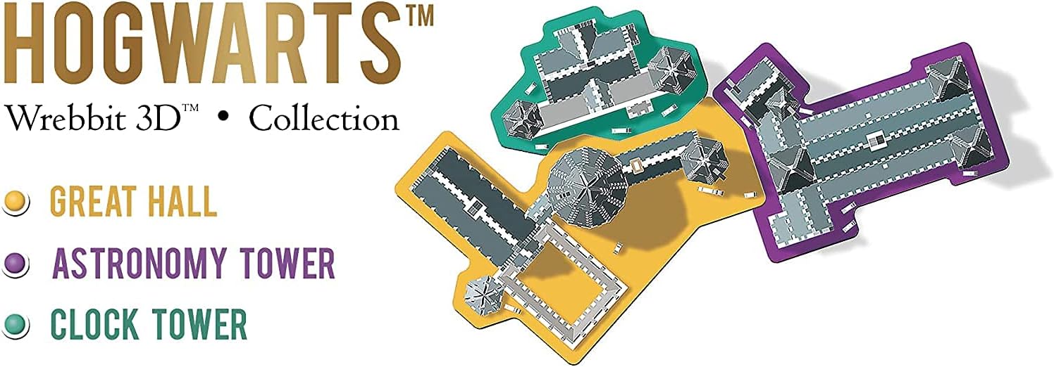 Buy Wrebbit 3D Hogwarts Clock Tower 420Piece 3D Jigsaw Puzzle