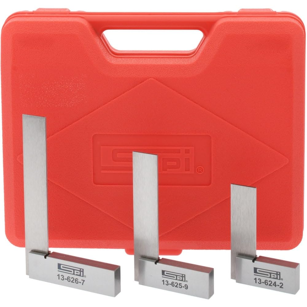 SPI 13-632-5 3 Piece, 2, 2-1/2, 3 Inch Base Length, 2, 3, 4 Inch Blade Length, Square Set
