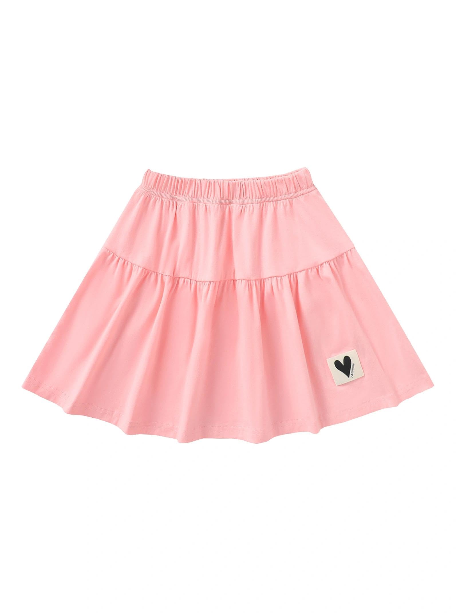 Girls Pleated Skirts Cute Summer Graphic Casual Mini Tennis Skirts