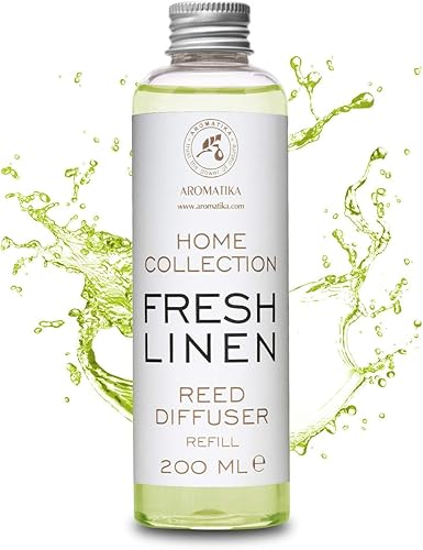 Miniatura 2 de Recambio para difusor de varillas de lino fresco, 6.8 onzas líquidas, repuesto para difusor de habitación, fragancia para el hogar, difusor