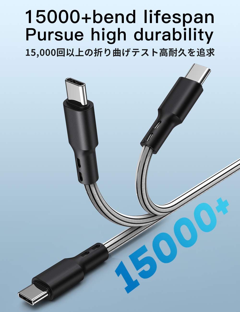 SCHITEC Cavo USB C 3m [3 Pezzi] Cavo USB Type-C TPE Cavo Tipo C Rapida Compatibile con Samsung Galaxy S10/S9/S8,Note 8,Huawei P30 P20 P10 P9 Mate20,OnePlus,Honor,LG,Nexus,Xiaomi (Blanco)
