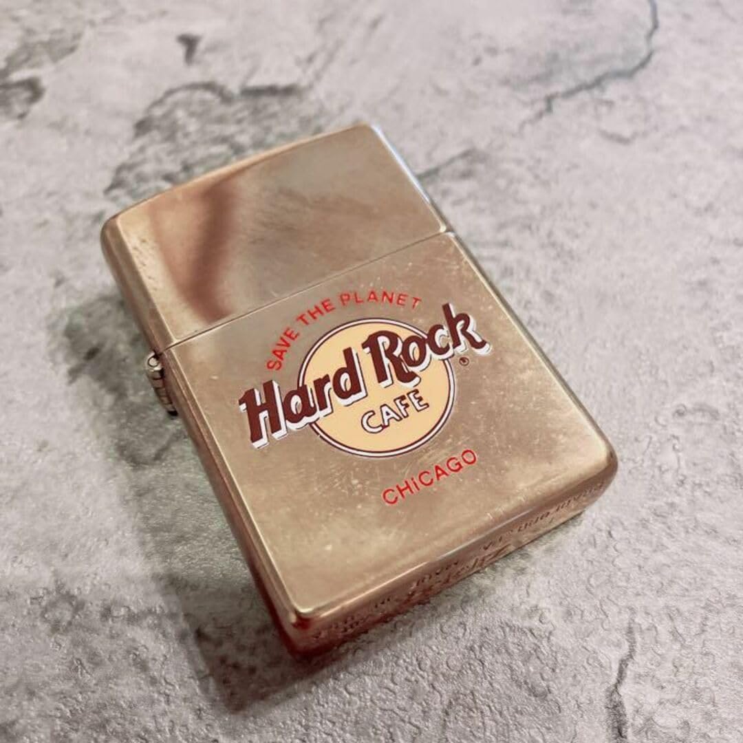 Amazon.co.jp: ハードロックカフェ zippo ソリッドブラス 真鍮 ハード 