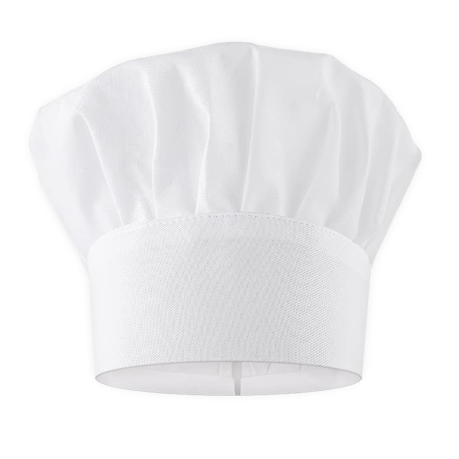 Cappello Da Cuoco Regolabile - Bianco, Unisex, In Cotone E Poliestere, Lavabile - Foto 2