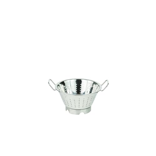 LOUIS TELLIER - Escurridor cónico con pie - 2 asas - acero inoxidable - 24 cm