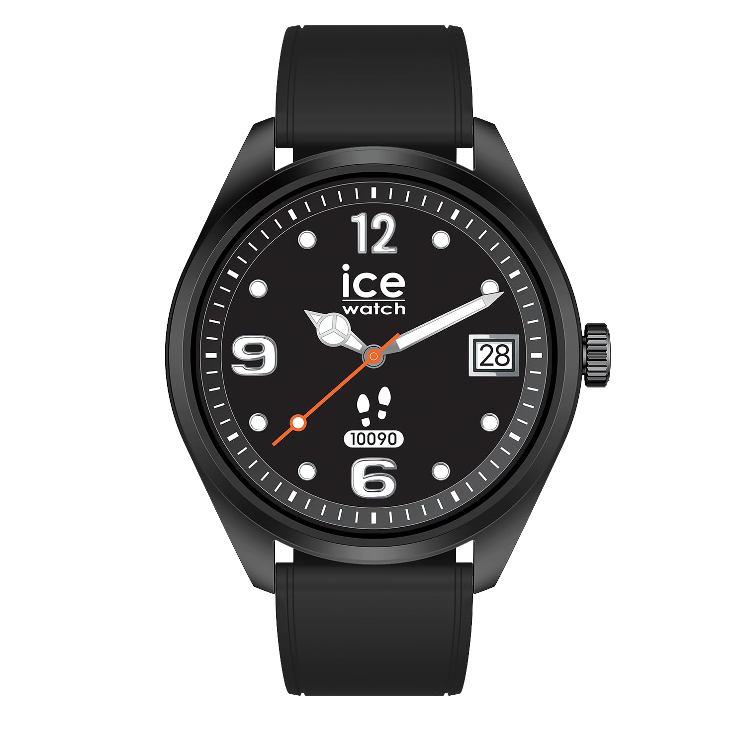 Ice-Watch - ICE smart forever Blue Milanese - Smartwatch czarny z silikonowym paskiem - 026217 (1.32 cala / 42mm)