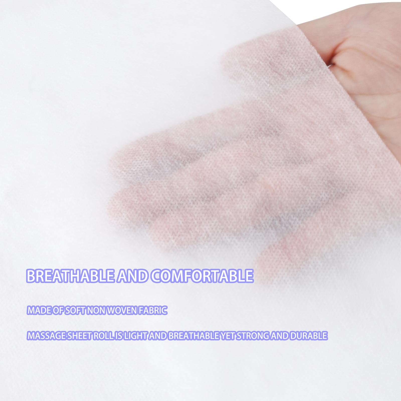 MVSUTA 100 Pieces White Disposable Bed Sheets Non-woven Fabric SPA Table Sheet Bed Cover for Massage Beauty Tattoos,31'' x 71''