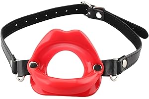 Sensational Silicone Lips Slave Restraints Ballgag
