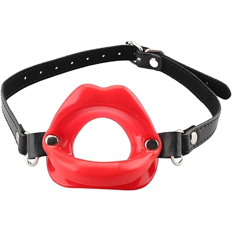 Sensational Silicone Lips Slave Restraints Ballgag