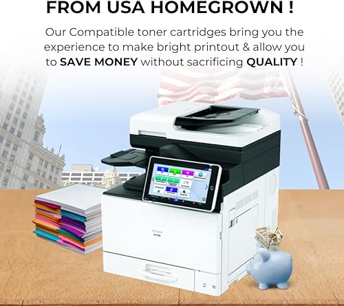 Miniatura 5 de Toner Pros (TM) - Cartucho de tóner compatible (842378, 842379, 842380, 842381) para impresoras Ricoh IM C300, Lanier IM C300, Savin IM C300