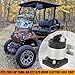 Tektall 48V 4 Terminal Golf Cart Heavy Duty Solenoid Relay Assy Replacement for G22/G29 Drive Electric 2007-up JU6-H1950-00
