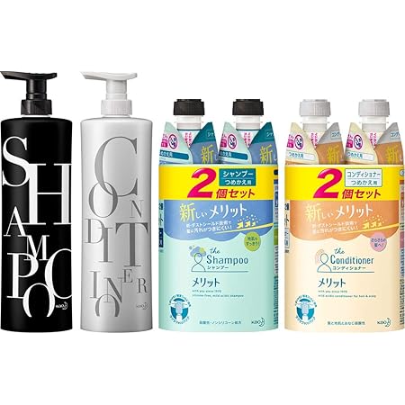Amazon セット買い スマートホルダー スタイリッシュ メリット つめかえ用 340ml 4個 シャンプー2個 コンディショナー 2個 スマートホルダー シャンプー コンディショナーセット 通販