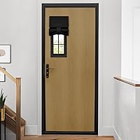 Vista 7 de HOMEIDEAS Cortinas opacas de aula para puerta delantera, cubierta de ventana de puerta de aula, persianas de privacidad con aislamiento térmico