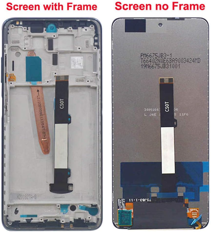 Exclusive Discount 🔥 LCD Screen Replacement Compatible with Xiaomi Poco X3 NFC 6.67 Display Digitizer Touch Screen Glass Panel Assembly (Black Frame)