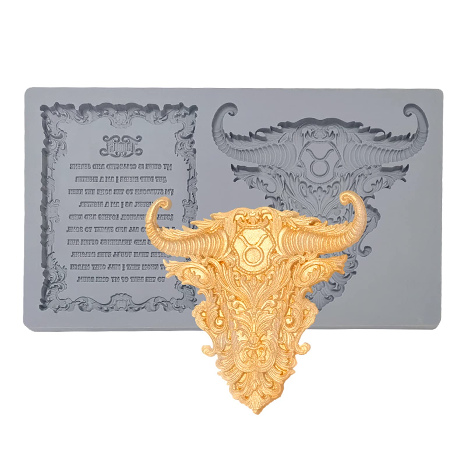 Buxuaaaa Taurus 40 Shape Fondant Cake Silicone Mold Cake Decoration Abrasive Chocolate Baking Tools Silicone Chocolate Molds