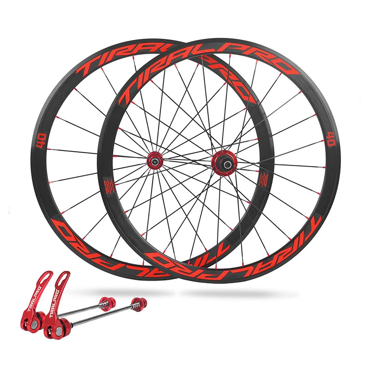 Amazon | 700C ロードバイクホイールセット クイックリリースリム 
