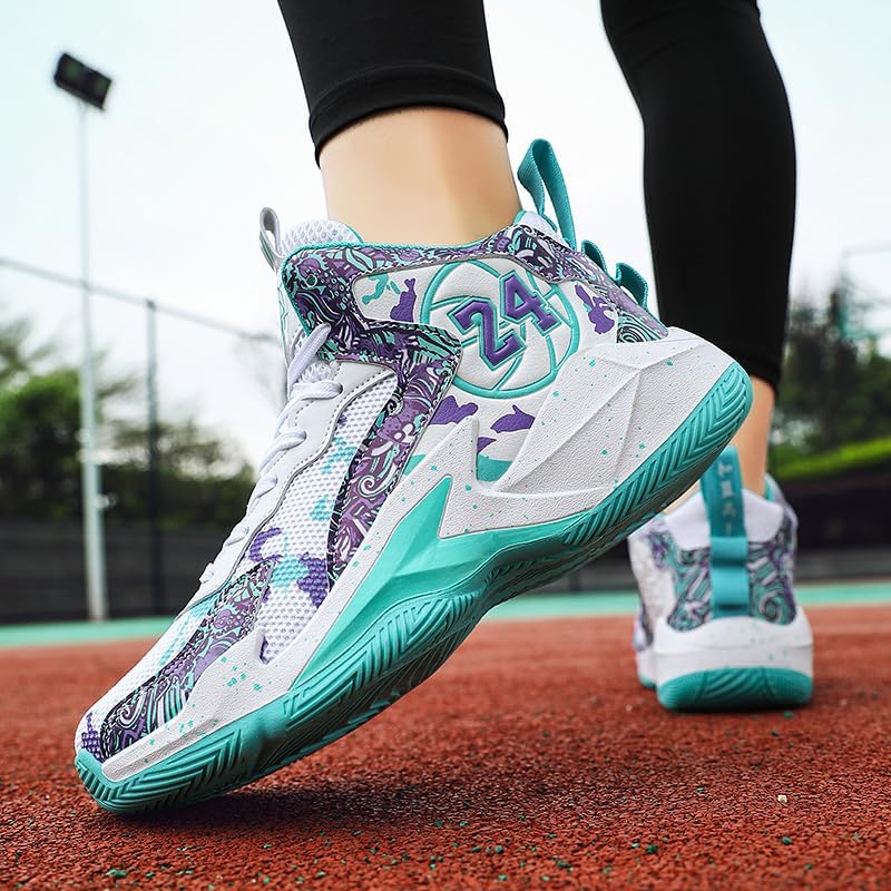 Women Basketball Shoes Fashion Lightweight Sport Sneakers | Breathable Upper, High Top, Non Slip Durable