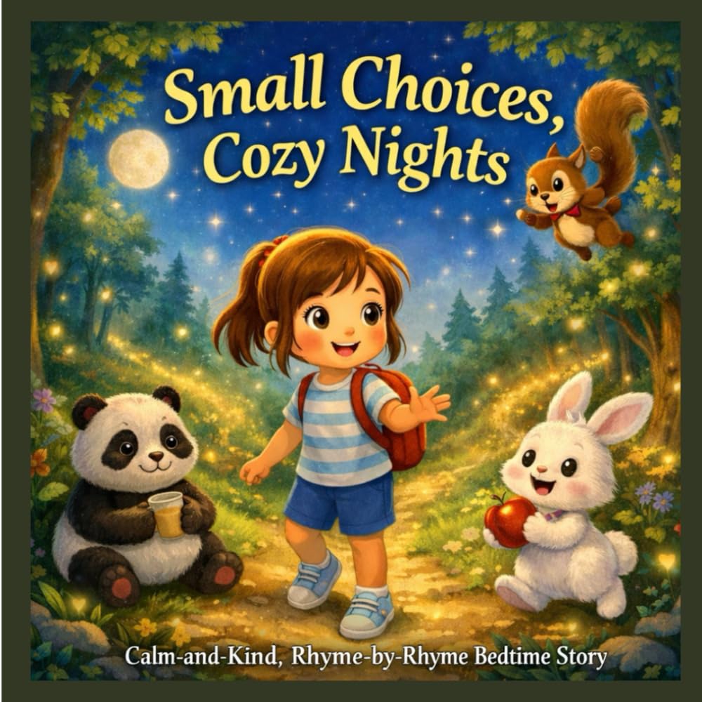 Small Choices, Cozy Nights Calm-and-Kind, Rhyme-by-Rhyme Bedtime Story: A Gentle Rhyming Picture Book About Healthy Habits, Self-Care, Positive Behavior & Happy Routines (Ages 3–7)