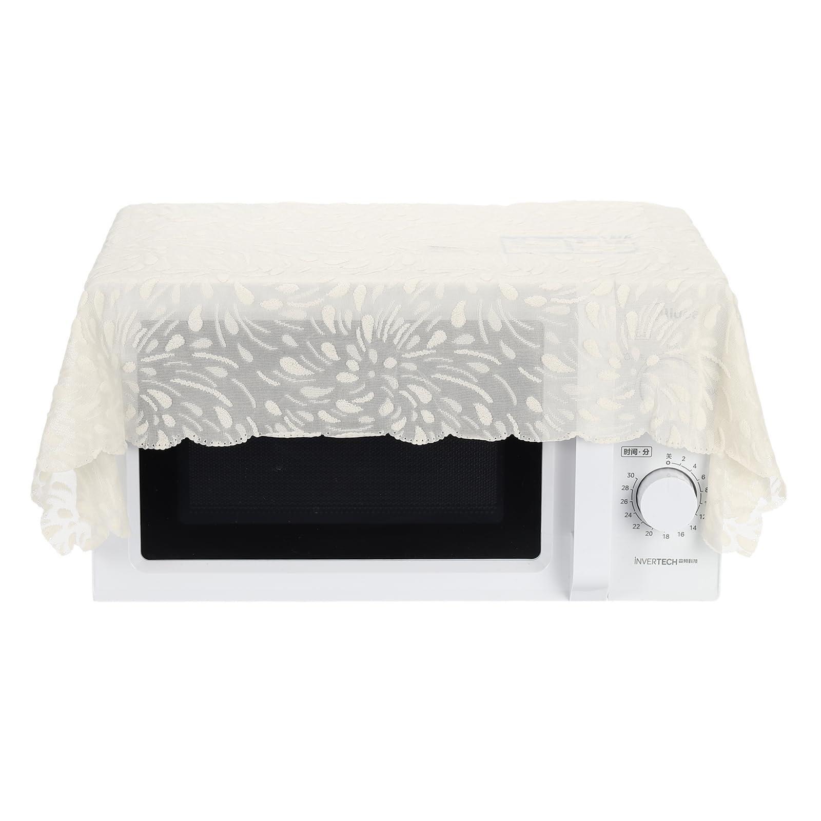 Housse anti-poussière en dentelle 45x70 cm pour micro-ondes et table de chevet cuisine