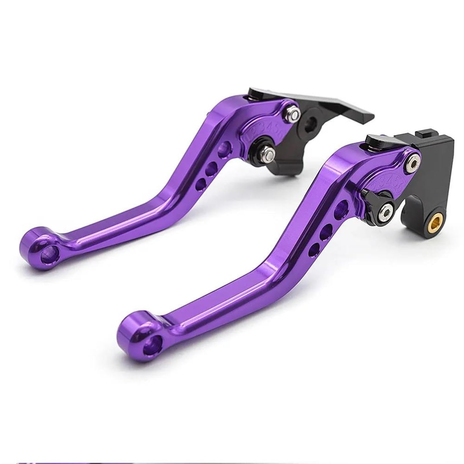 Leva Freno E Frizione Regolabile Per Yamaha MT09 MT07 FZ09 FZ07 MT-09 MT-07 MT 07 09 Per Tracer 700 900 Per Ténéré 700(Viola,147mm)