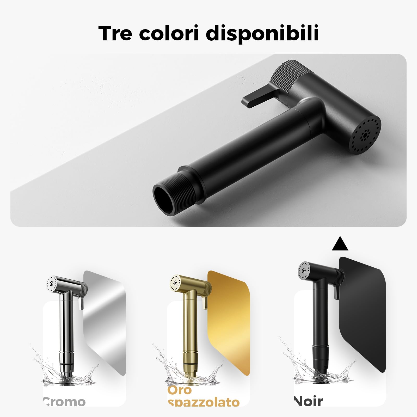 RNPG Doccetta per Bidet Kit,Doccetta a 2 Modalità – Jet e Stream