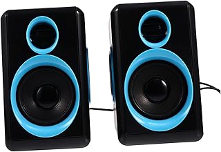 Home Speaker 2pcs Box Mini Speaker Desk Speaker Small Speakers Computer Speakers Wired Desk Speakers for Computer Speakers for Computer Useful Sound Box Loudspeaker Box Wired