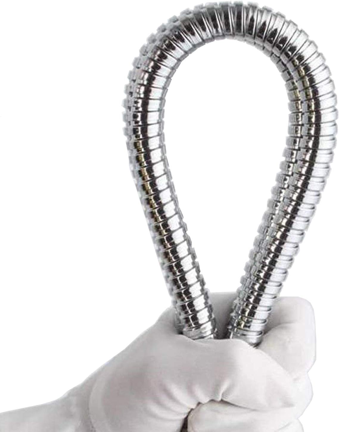 Couradric Shower Hose, 59-inch Stainless Steel Showerhead Hose with G1/2 Universal Brass Connector, Chrome - - 