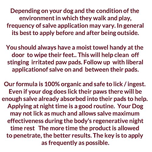 Organic Paw Salve For Dogs & Cats, 2 Oz. Tin, All Season Paw Protection, Healing, Moisturizing And Repairing Paw Health, For Cracked, Dried, Injured Feet And Noses. #TOP5