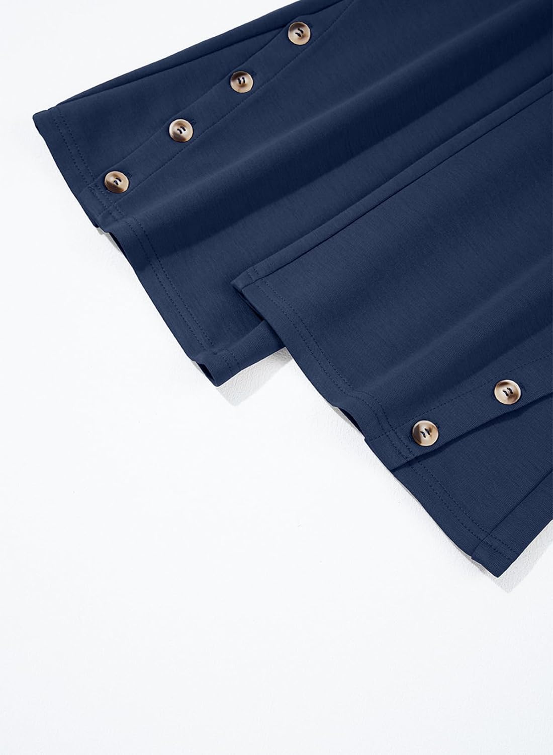 blibean Tween Girls Bell Bottom School Uniform Pants Stretchy Leggings Size 6-15 Years - Image 9