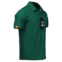 JACKETOWN Polo Shirt Uomo Manica Corta Asciugatura Rapida Traspirante Tennis Polo