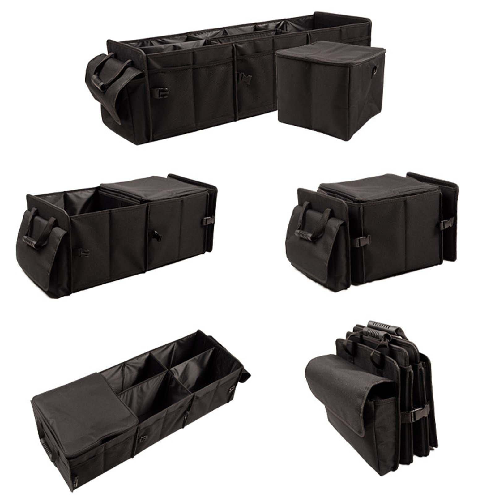 Organizer per bagagliaio per auto, organizer per bagagliaio per auto | Organizzatore di contenitori per camion isolato in tessuto Oxford impermeabile per