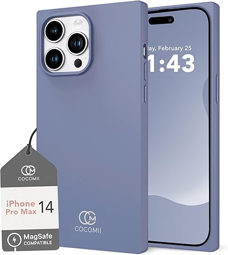 Miniatura 16 de Cocomii - Funda Rectangular Compatible con iPhone 14 Pro Max - Compatible con MagSafe, Silicona de Tacto Suave, Forro de Microfibra, Funda Magnética