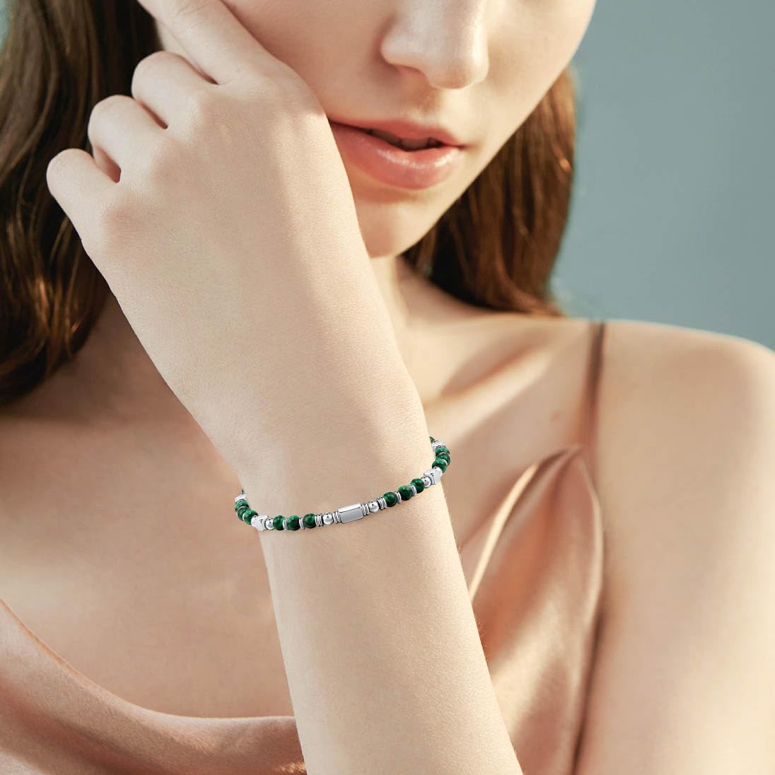 Beaded Bracelets for Women - Silver and Gold Boho Bracelets, Trendy Jewelry Gifts for Lover, Mom, Friends - Image 2