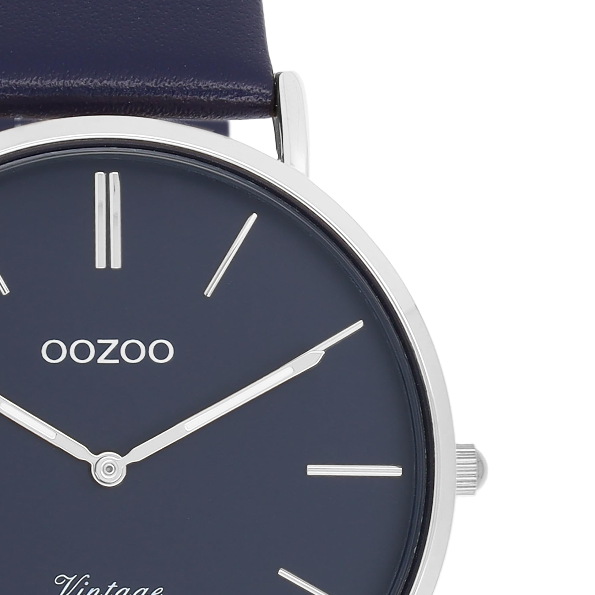 Oozoo Vintage Damen Uhr - Armbanduhr Damen mit 20mm Lederarmband - Analog Damenuhr in rund