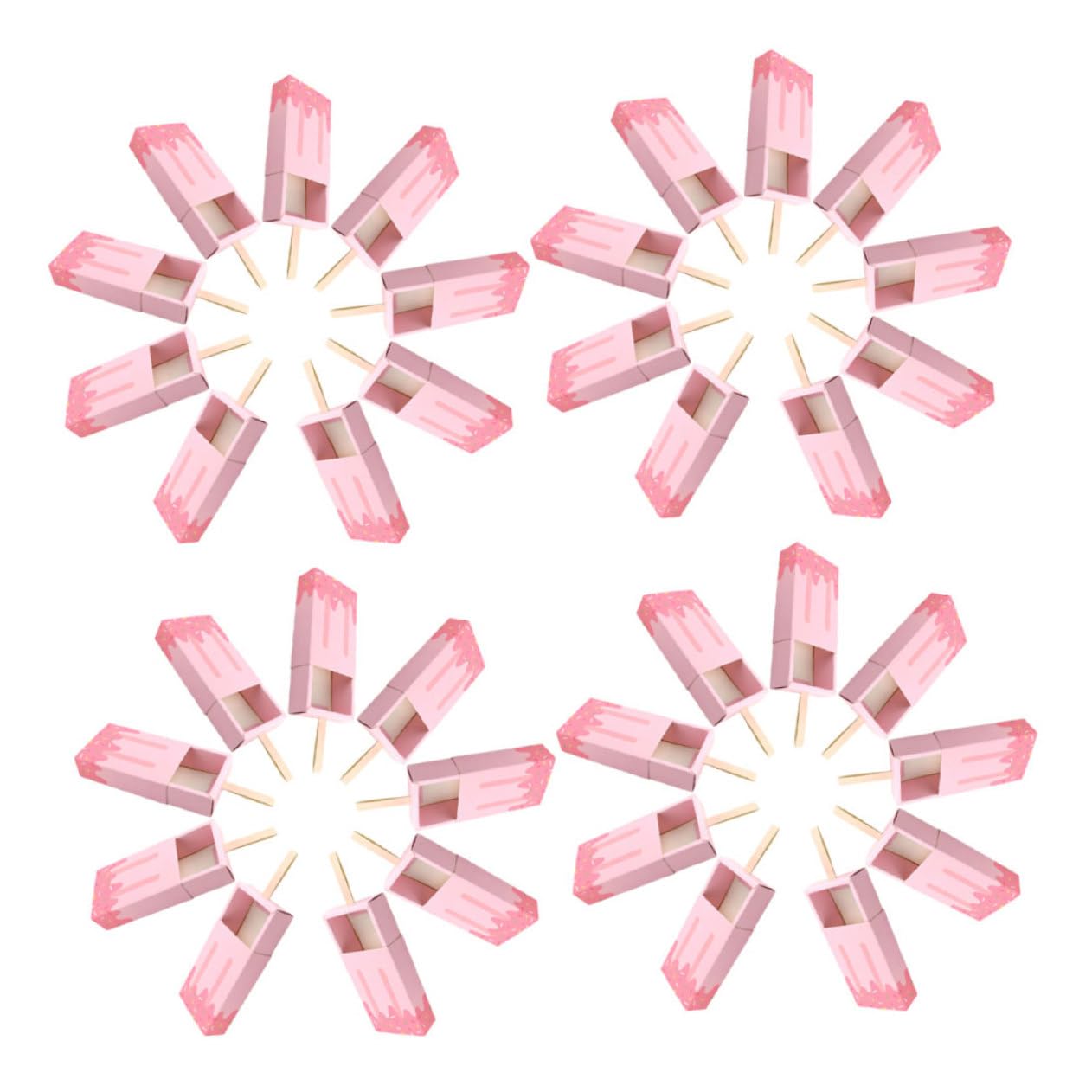 Boîtes à Bonbons de Glace 50 Pcs en Papier, Coffret Présent