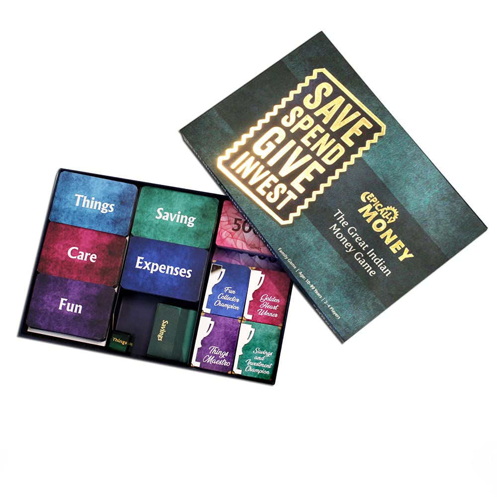 PINNACLE POSITIVELY PERFECT Positively Perfect Epically Money Card Game for Kids & Adults (Age 10 to 99 Years) 2 to 4 Players Pack of 1 Multicolor