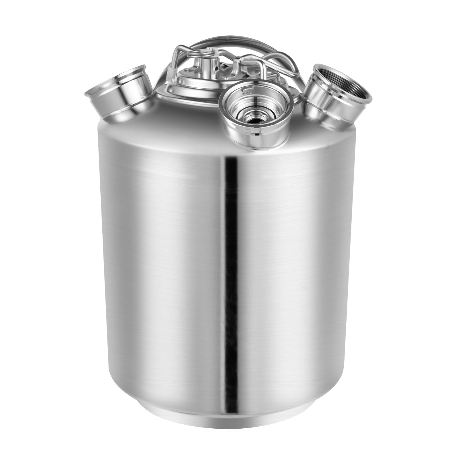 Lattina Per Pulizia Birra Da 10 Litri - Fusto In Acciaio Inox 304 Con Valvole - Per Sistema Di Spina E Home Brewing - Foto 9