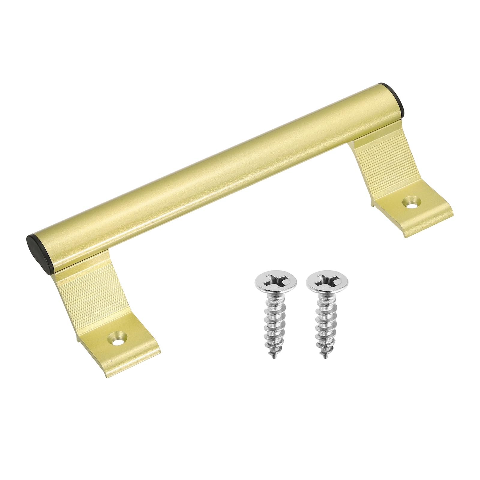 sourcing map Sliding Barn Door Handle, 20cm Aluminum Alloy Sliding Door Pull Handles with Screws Glass Door Pull for Patio Garages Shed Balcony Gate, Champagne