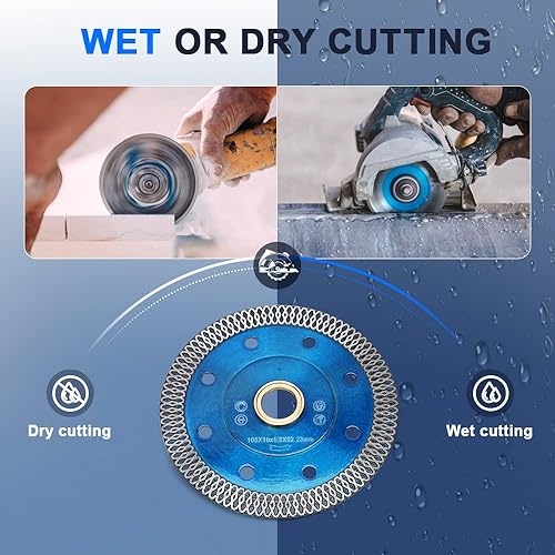 Miniatura 5 de 2 unidslote 4 pulgadas Super Thin Diamond Saw Blades Porcelana Azulejos de corte para granito mármol azulejos de cerámica