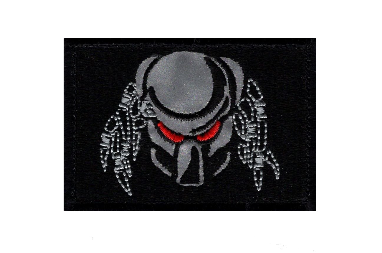 Miltacusa Reflective Predator Alien Movie Arnold Army Morale Military Hook Patch (PAP5)