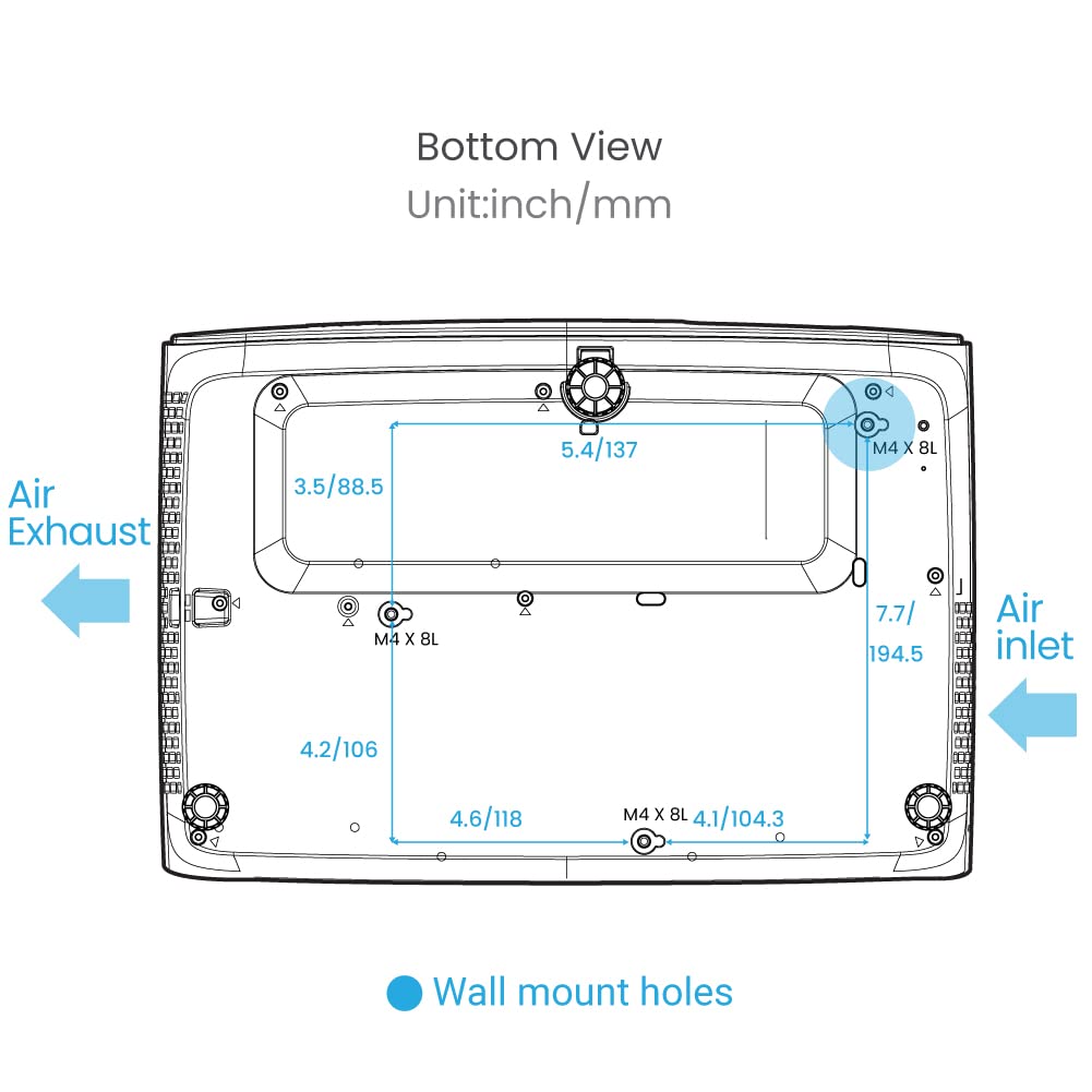 BenQ Projektor domowy TK860 4K HDR 3300lm z przesunięciem obiektywu, 2D Keystone