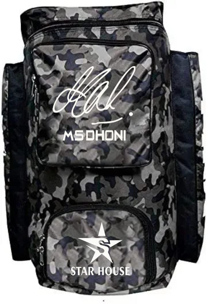 Star House Olive Green Cricket Kit Bag with Soft Nylon Fabric Kit Bag-picture-12