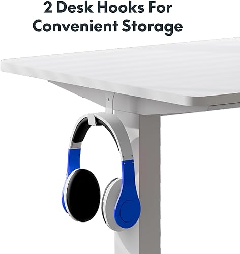 Miniatura 7 de FLEXISPOT Escritorio Eléctrico de Pie de Una Pieza, 60 x 24 Pulgadas Escritorio Ajustable con Superficie Sin Costuras, Ajuste de Altura con