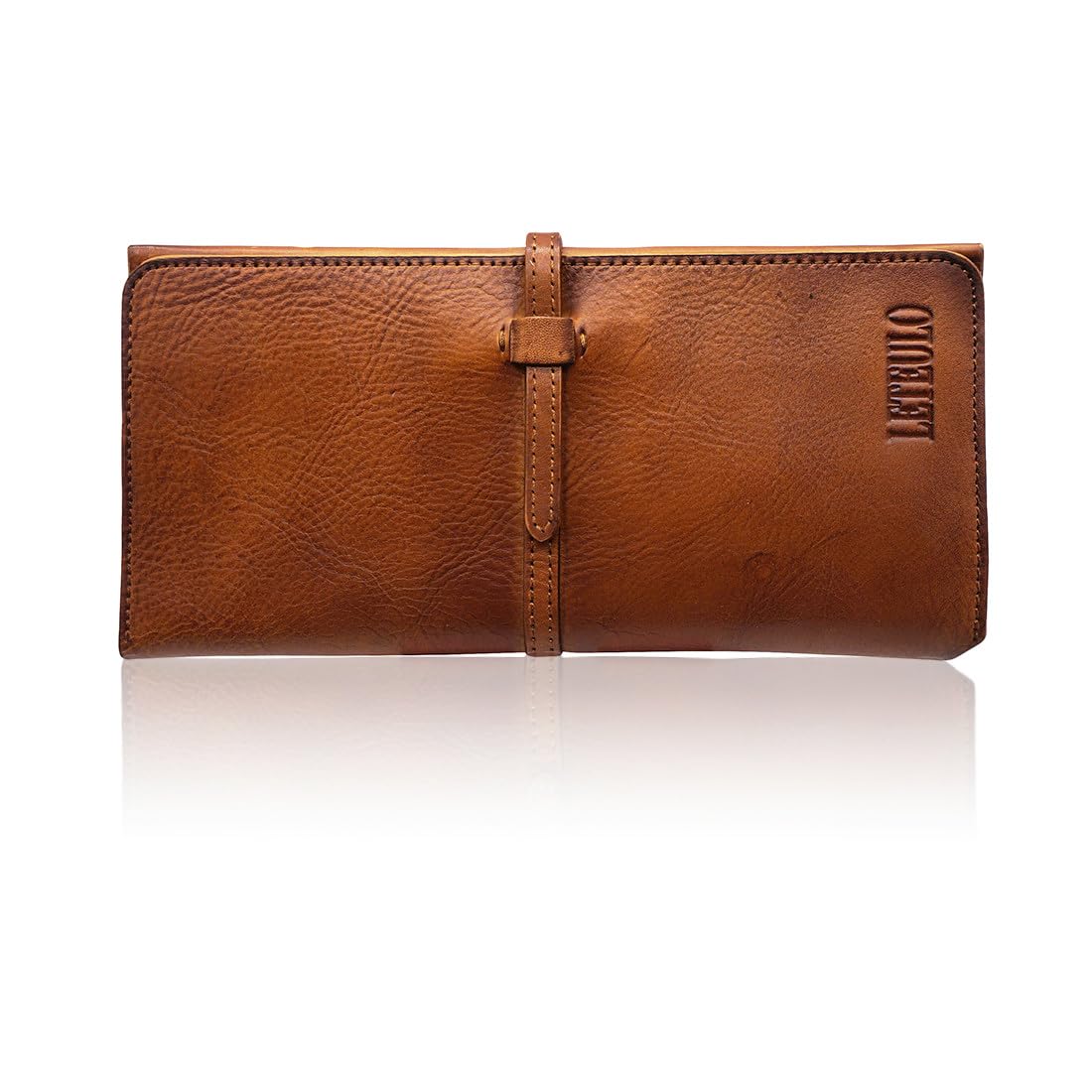 Wallets for Women Genuine Leather Card Organizer Dip Dye Coin Purse Ladies Ultrathin Wallets