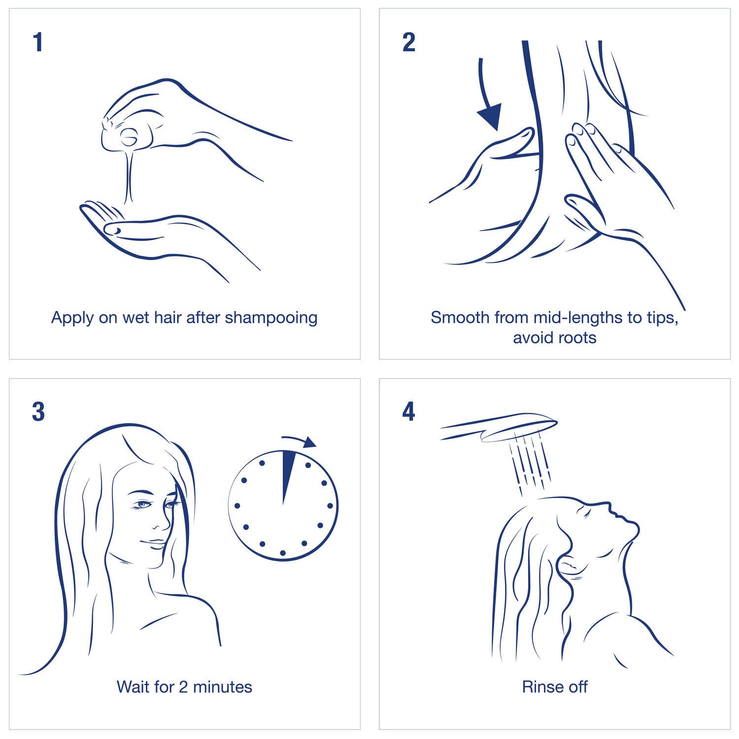 DOVE - Shampooing Réparation Intense - Nourrit les cheveux abîmés - Renforce les cheveux et aide à la réparation (lot de 6x250ml)