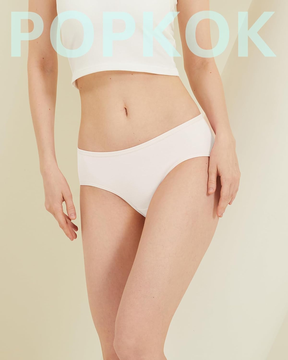 POPKOK Teen Girls Underwear Cotton Brief Panties 6 pack - Image 3