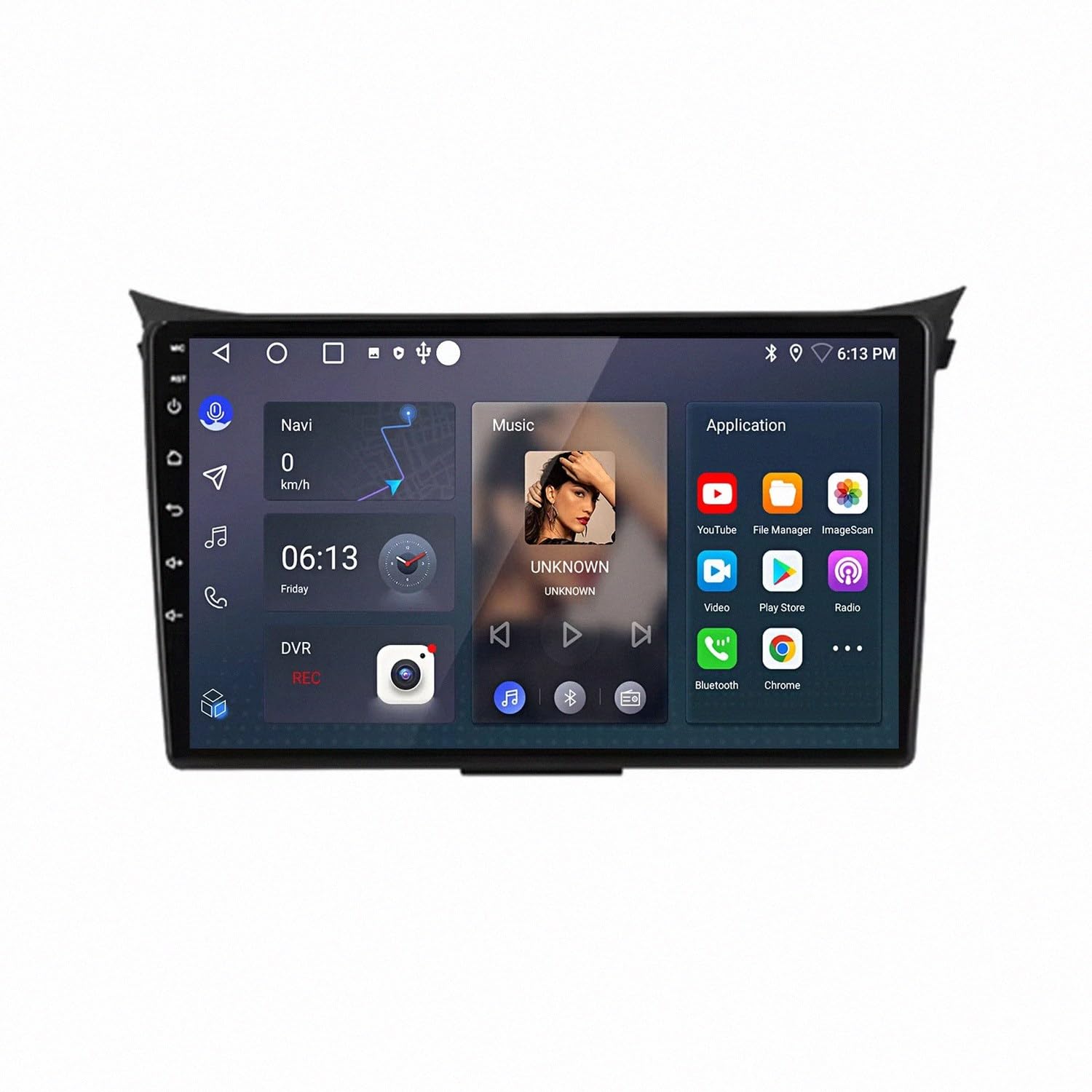Radio Coche 2 DIN Bluetooth para Hyundai i30 Elantra 2012 2013 2014 2015 Mirror Link 8