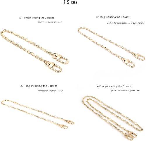 Miniatura 24 de Mini monedero de cobre cadena hombro bandolera correa accesorios encanto decoración Oro envejecido