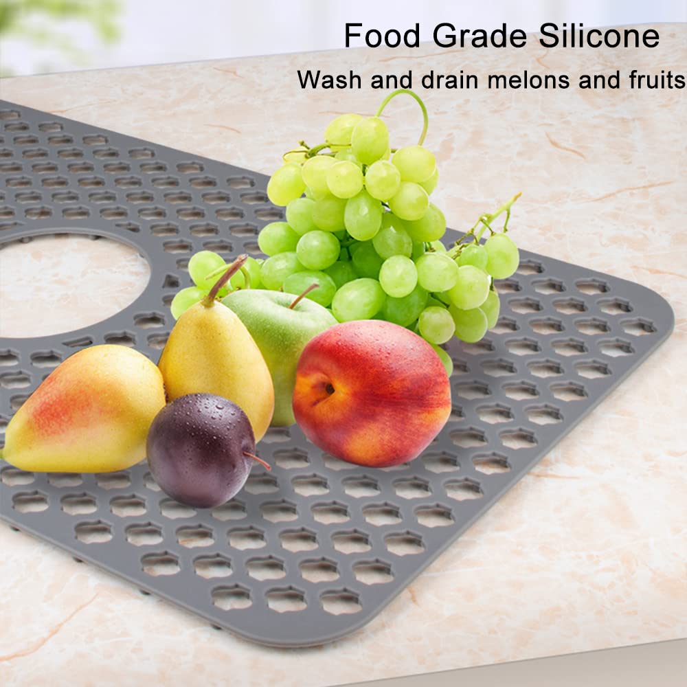 Tapis De Protection En Silicone Pour évier De Cuisine, Pliable, Antidérapant, Résistant à La Chaleur, Accessoire Pour Fond D'évi - Maison